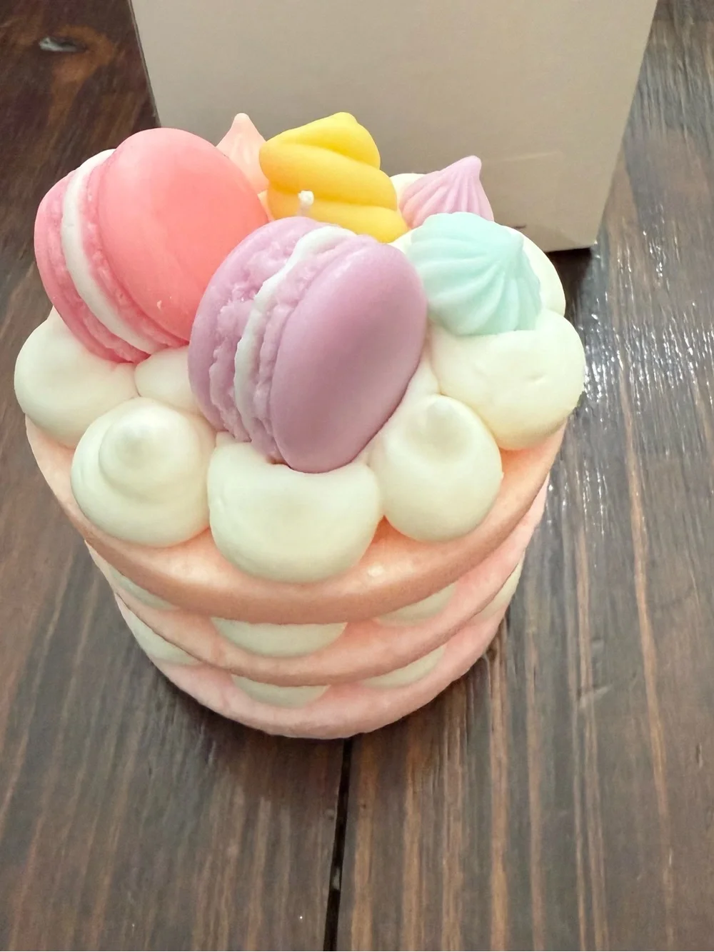 Anais Candle Dreamy Macarons & Cream Tart Beeswax Soy Wax‎ Dessert Candle New